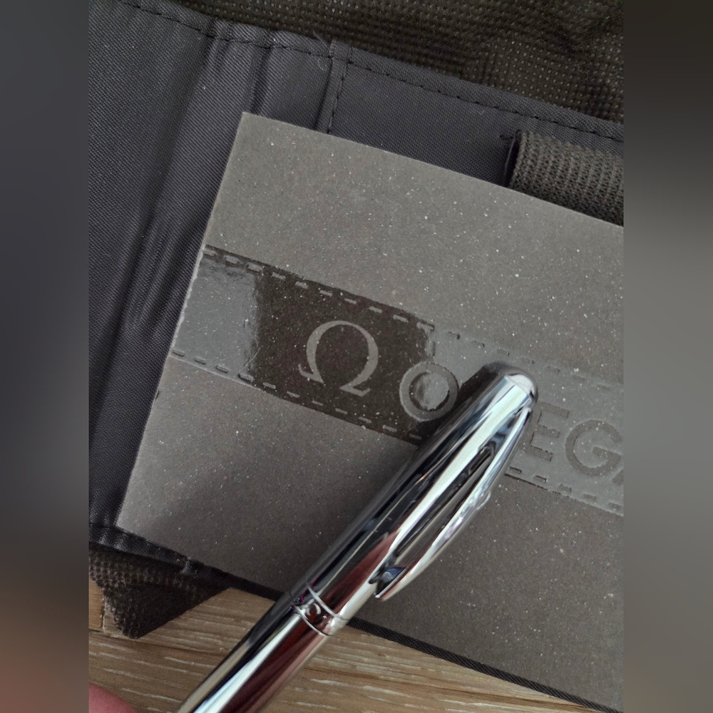 Omega Notepad Wallet & Pen - Seamaster, Speedmaster, Deville, Constellation RARE - Picture 10 of 12
